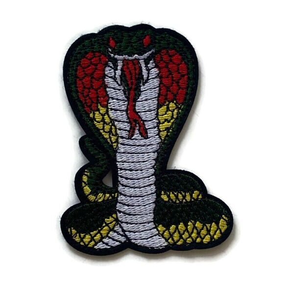 Cobra Embroidered Patch - Picture 1 of 5